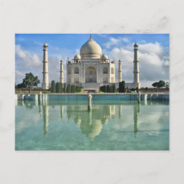 Taj Mahal reflecteert water Briefkaart