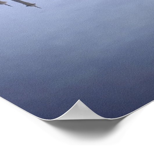 Taj Mahal reflectie, Agra, Uttar Pradesh, Poster (Hoek)