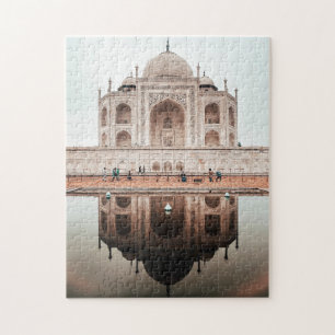 Taj Mahal Reflectie India Architectuur Legpuzzel