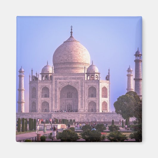 Taj Mahal Reflection Garden – Iconisch Landmark Magneet (Voorkant)