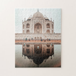 Taj Mahal Reflection India Architectuur Legpuzzel
