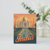  Taj Mahal reizen Briefkaart (Staand voorkant)