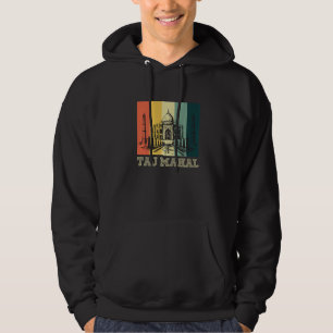 Taj Mahal Retro Vintage Tempel Uit India Azië Hoodie