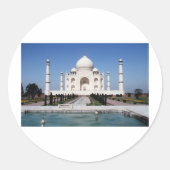 Taj Mahal Ronde Sticker (Voorkant)