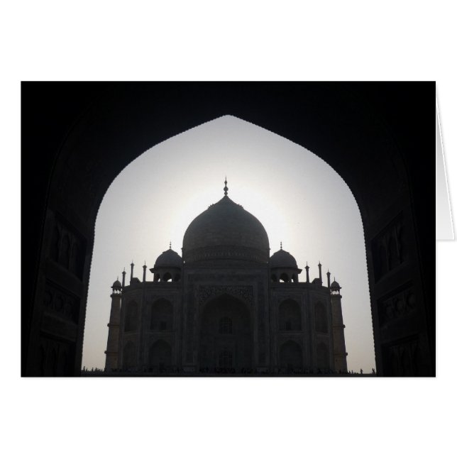 taj mahal silhouette (Voorkant Horizontaal)