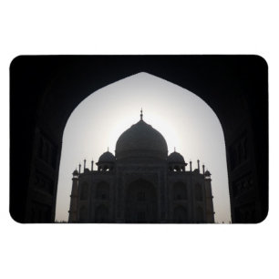 taj mahal silhouette magneet