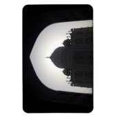 taj mahal silhouette magneet (Verticaal)