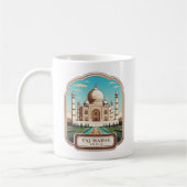 Taj Mahal Souvenir Vintage Koffiemok (Links)
