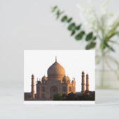 Taj Mahal Sunset Briefkaart (Staand voorkant)