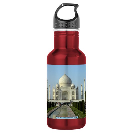 Taj Mahal, Uttar Pradesh, India Waterfles (Voorkant)