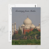 taj mahal verre briefkaart (Voorkant / Achterkant)