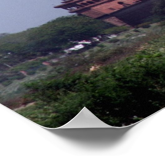 taj mahal verre poster (Hoek)