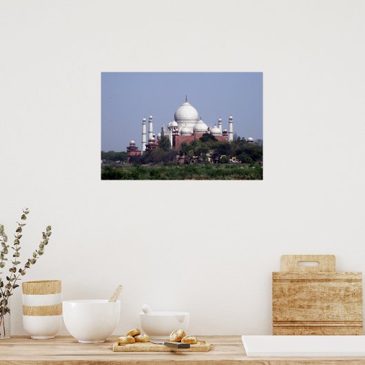 taj mahal verre poster (Keuken)