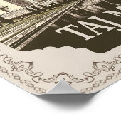 Taj Mahal Vintage Poster (Hoek)