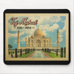 Taj Mahal Vintage Travel India Muismat