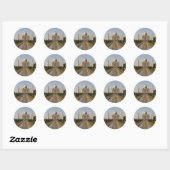taj mahal water ronde sticker (Vel)