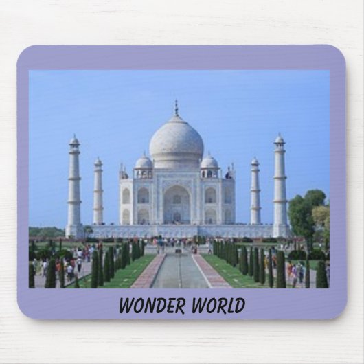 taj mahal , WONDER WORLD Muismat (Voorkant)