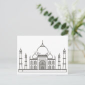 Taj Mahal World-landmerken Briefkaart (Staand voorkant)
