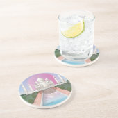 Taj Mahal Zandsteen Onderzetter (Zijkant)