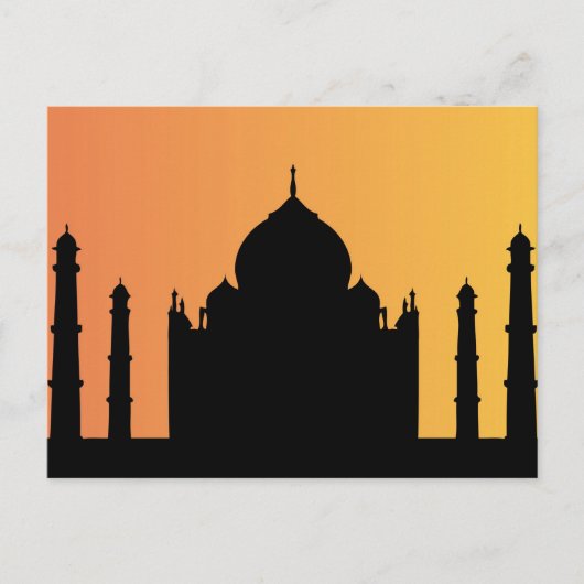 Taj Majal Briefkaart (Voorkant)