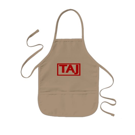 Taj Stempel Kinder Schort (Voorkant)