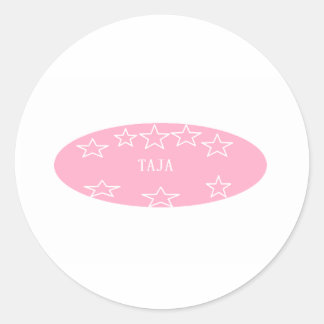 Taja Ronde Sticker