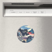 Tajima door Ando, Hiroshige Ukiyoe Magneet (Insitu (Vaatwasser))