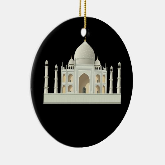 Tajmahal 3D geprint Keramisch Ornament (Rechts)