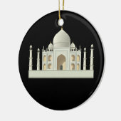 Tajmahal 3D geprint Keramisch Ornament (Links)