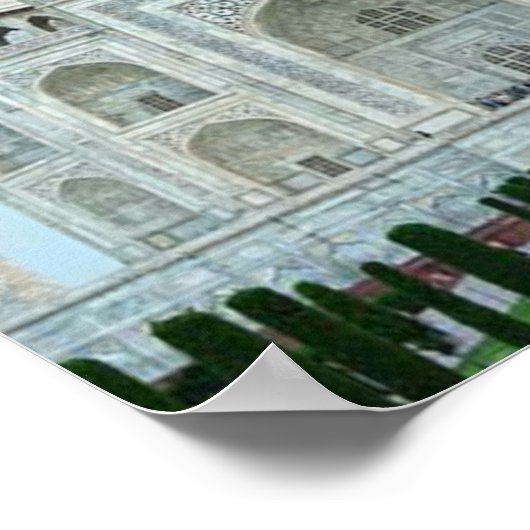 TAJMAHAL AFBEELDING POSTER (Hoek)