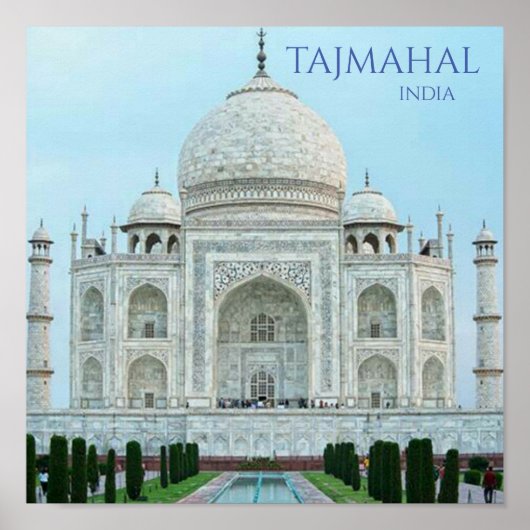 TAJMAHAL AFBEELDING POSTER (Voorkant)