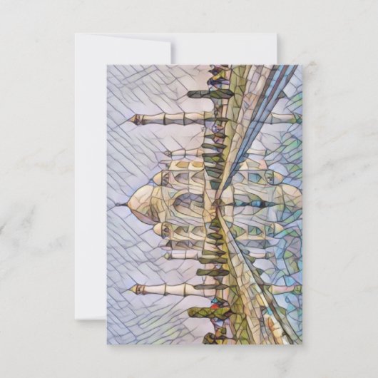 TajMahal door Mirsat Karabel Kaart (Voorkant)