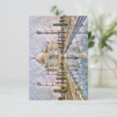 TajMahal door Mirsat Karabel Kaart (Staand voorkant)