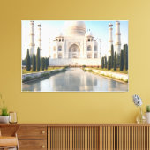 tajmahal is een soort van liefde canvas afdruk (Insitu (Woonkamer))