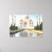 tajmahal is een soort van liefde canvas afdruk (Voorkant)