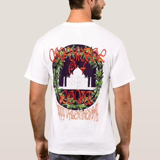 TajMahal symbool van de liefde T-shirt (Achterkant)