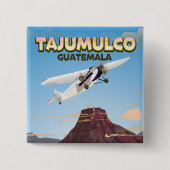 Tajumulco Guatemala Vierkante Button 5,1 Cm (Voorkant)