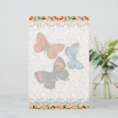 Tak Butterflies Lg om het even welk Briefpapier va (Staand voorkant)