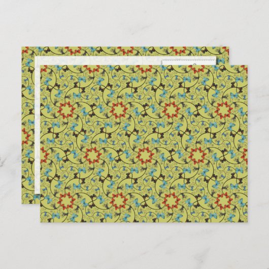 Tak Butterflies Sm om het even welk Briefkaart van (Voorkant / Achterkant)