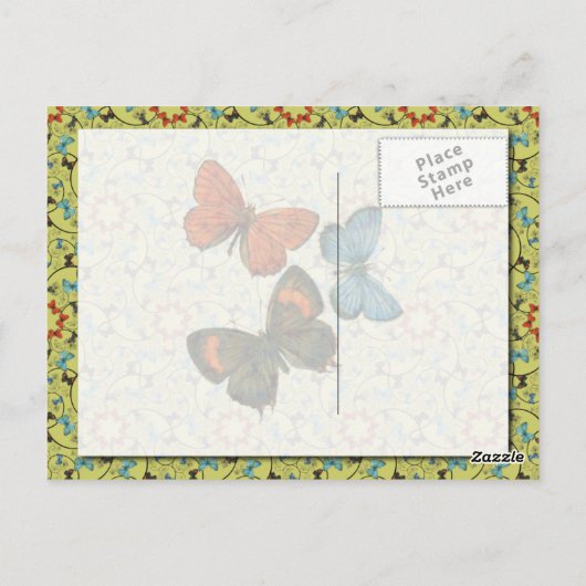 Tak Butterflies Sm om het even welk Briefkaart van (Achterkant)