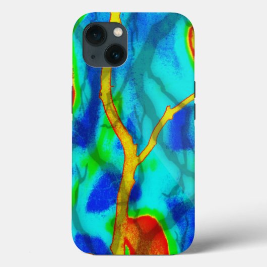 Tak in Vette kleur Case-Mate iPhone Case (Achterkant)