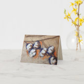 Tak & Jute Kaart (Gele Bloem)
