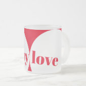 Tak Matglas Koffiemok (Voorkant rechts)