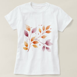 Tak met bladeren t-shirt
