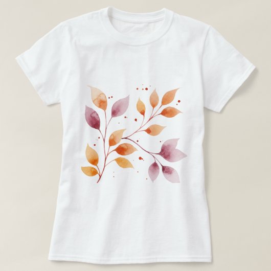 Tak met bladeren t-shirt (Design voorkant)