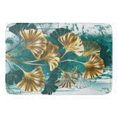 Tak met gouden bladeren Ginko Biloba Badmat (Voorkant)