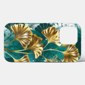 Tak met gouden bladeren Ginko Biloba Case-Mate iPhone Case (Achterkant (horizontaal))