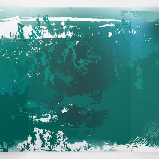 Tak met gouden bladeren Ginko Biloba Drieluik Uitnodiging (Binnenkant midden)