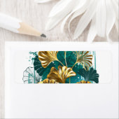 Tak met gouden bladeren Ginko Biloba Etiket (Insitu)