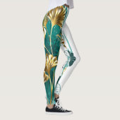 Tak met gouden bladeren Ginko Biloba Leggings (Rechts)